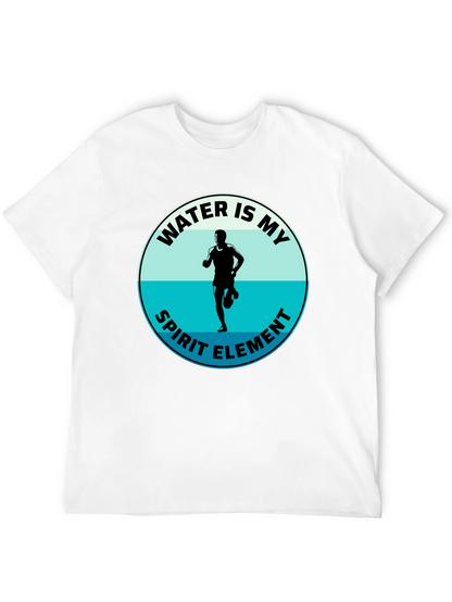 Water Is My Spirit Element T-Shirt - Runners Tee
