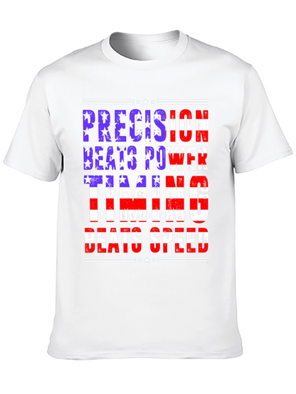 Precision Beats Power Graphic Tee