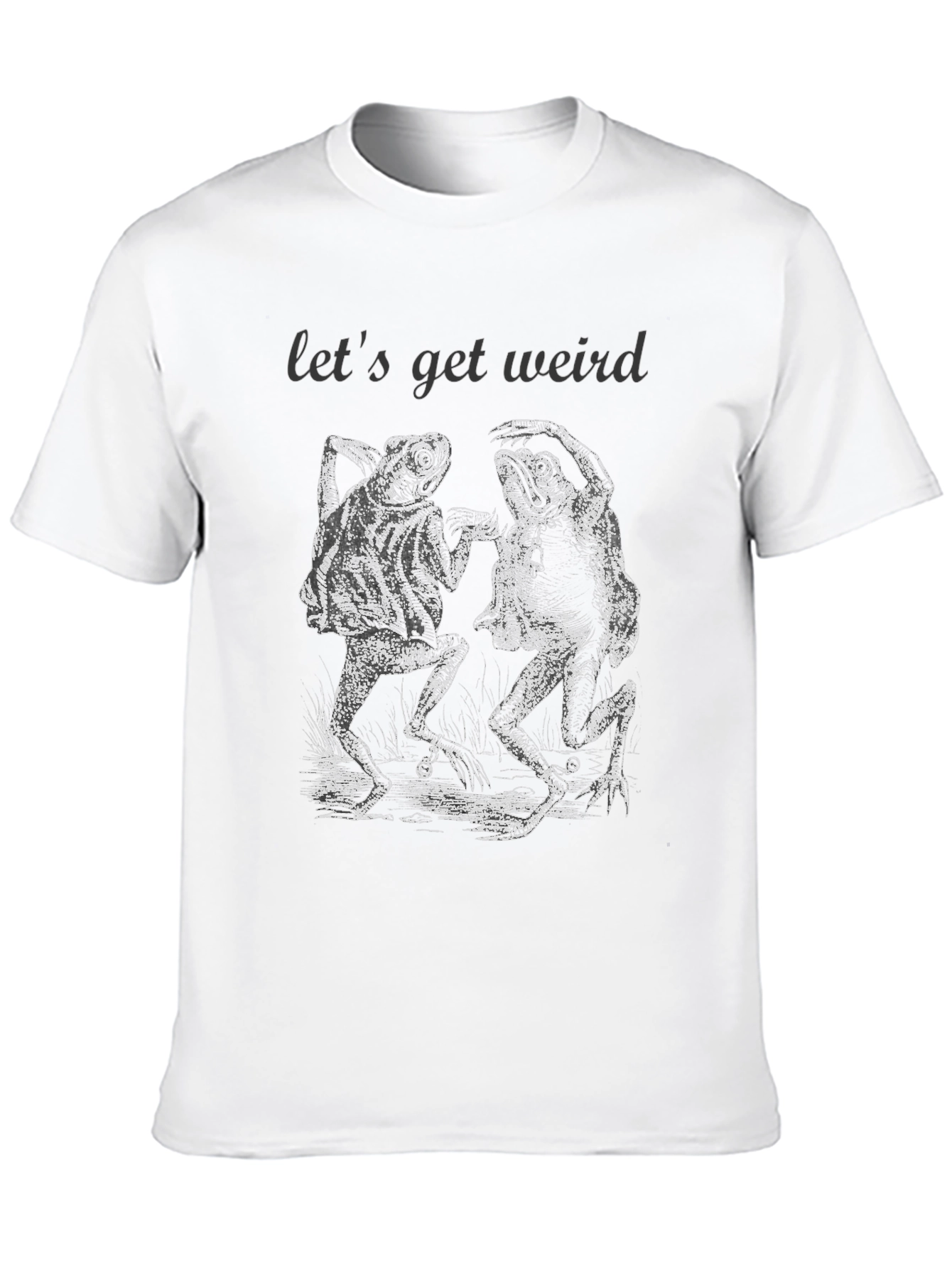 Lets Get Weird Frogs Graphic Tee