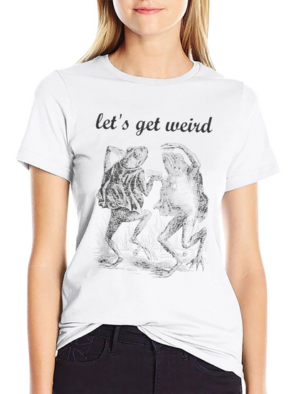 Lets Get Weird Frogs Graphic Tee