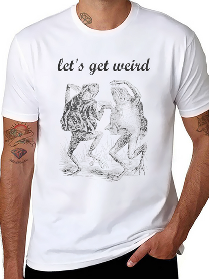 Lets Get Weird Frogs Graphic Tee