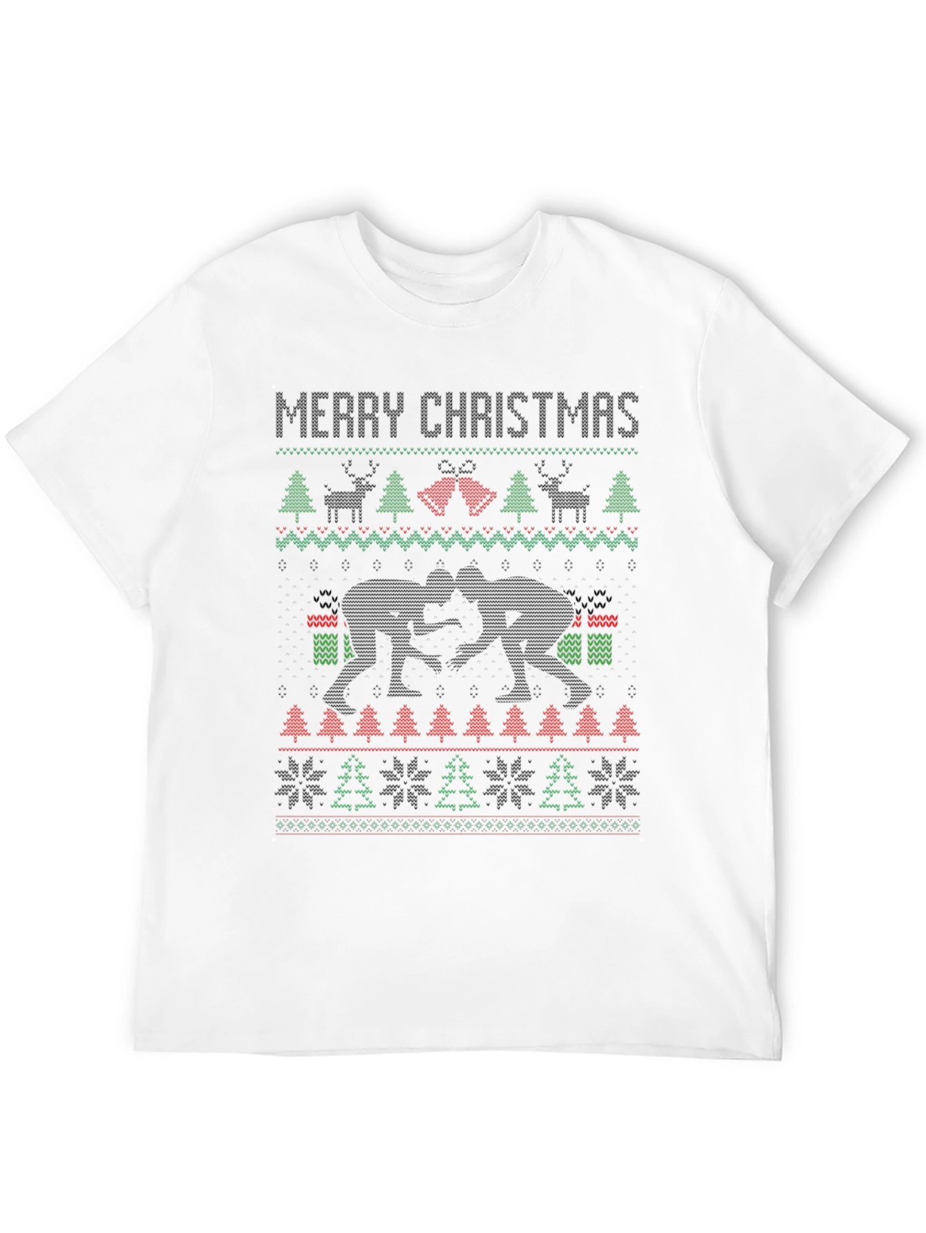 Merry Christmas Wrestling Ugly Sweater T-Shirt