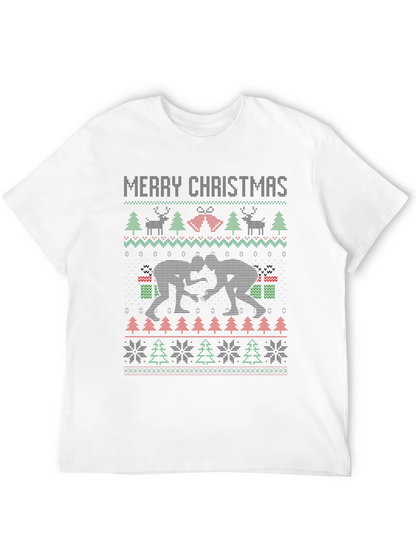Merry Christmas Wrestling Ugly Sweater T-Shirt
