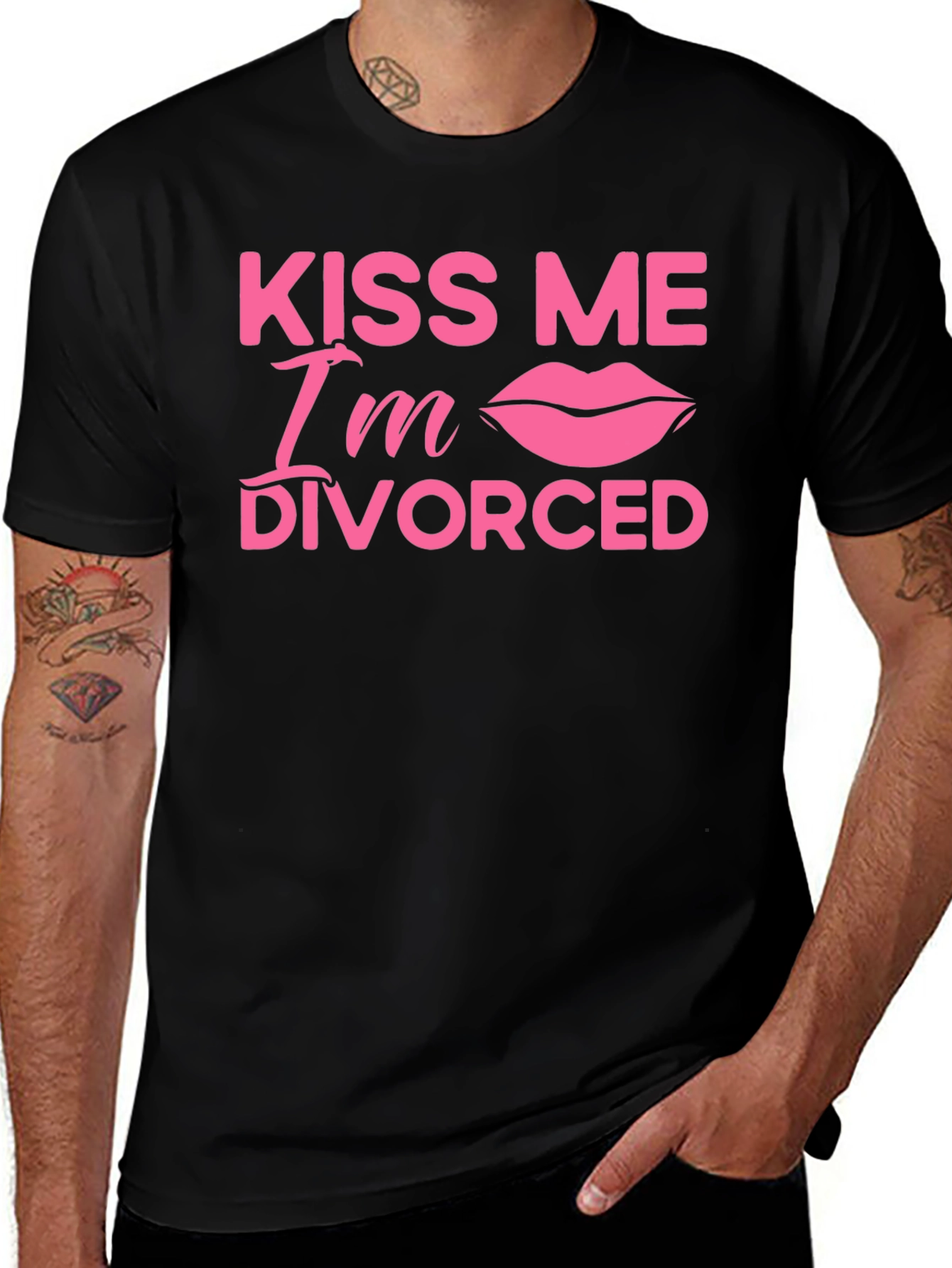 Kiss Me Im Divorced T-Shirt