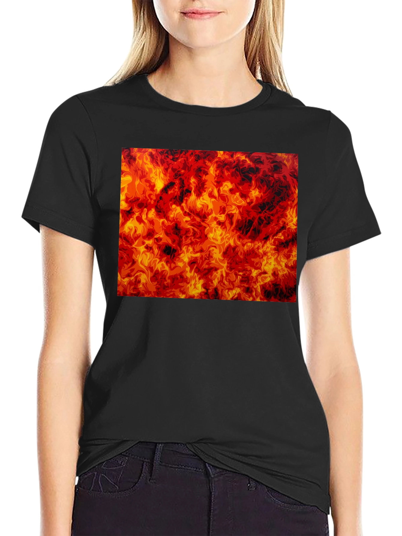 Inferno T-Shirt - Fiery Graphic Tee