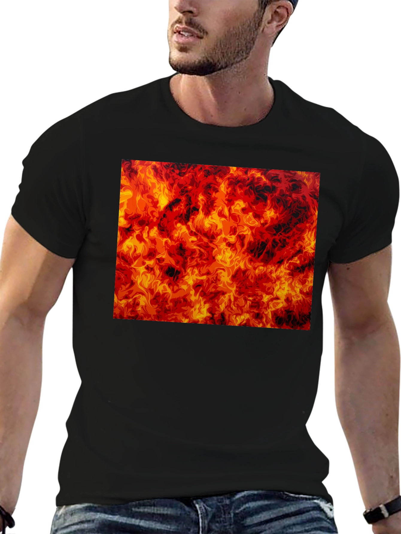 Inferno T-Shirt - Fiery Graphic Tee