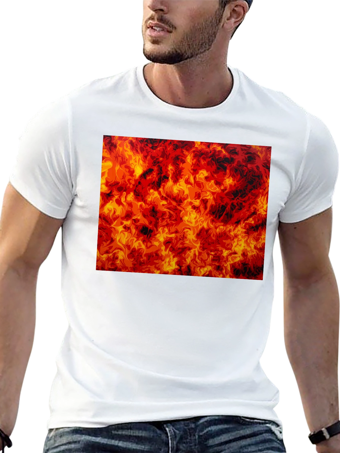 Inferno T-Shirt - Fiery Graphic Tee