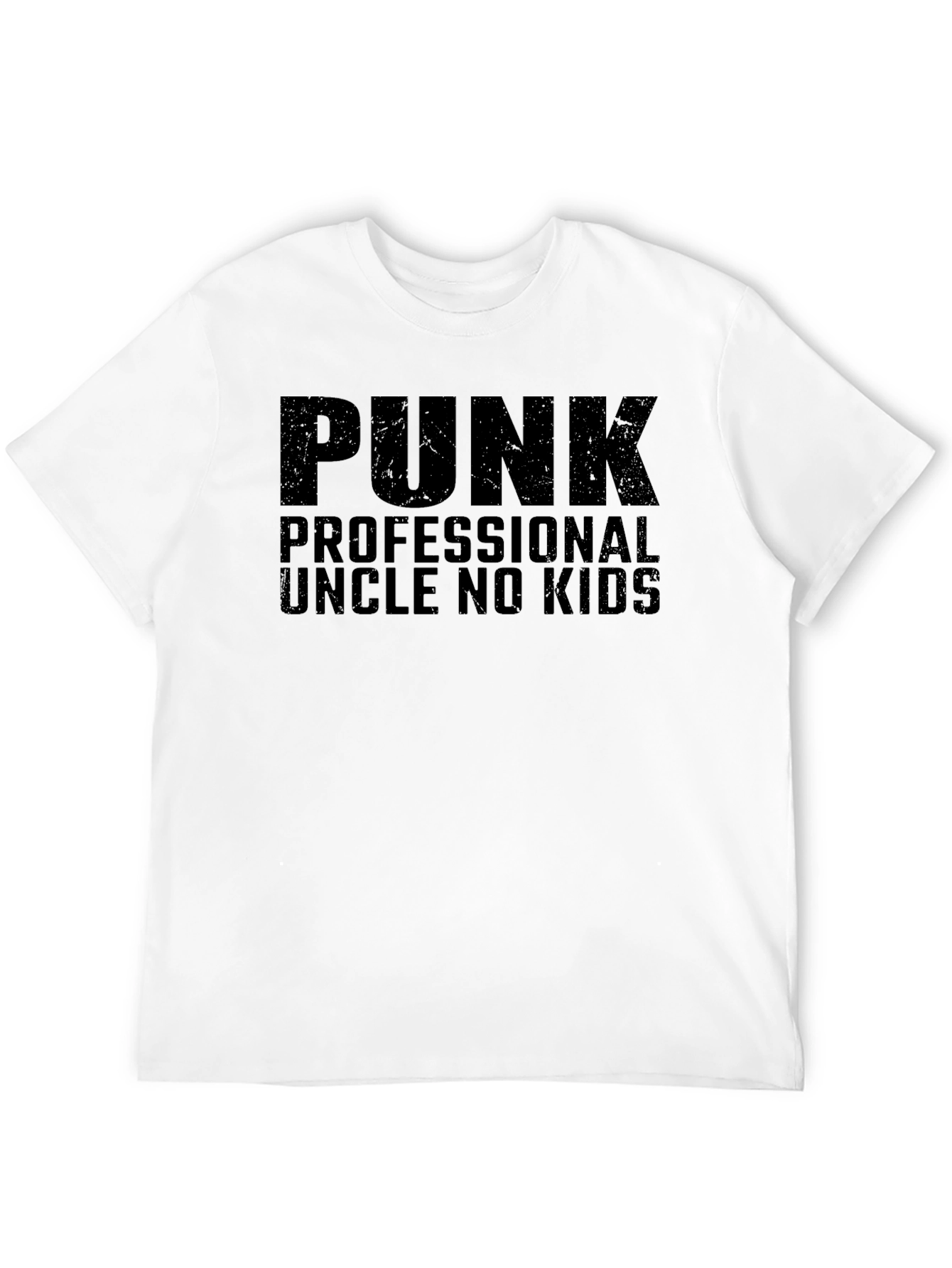 Punk Professional Uncle No Kids T-Shirt