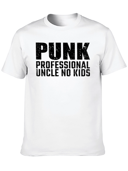 Punk Professional Uncle No Kids T-Shirt
