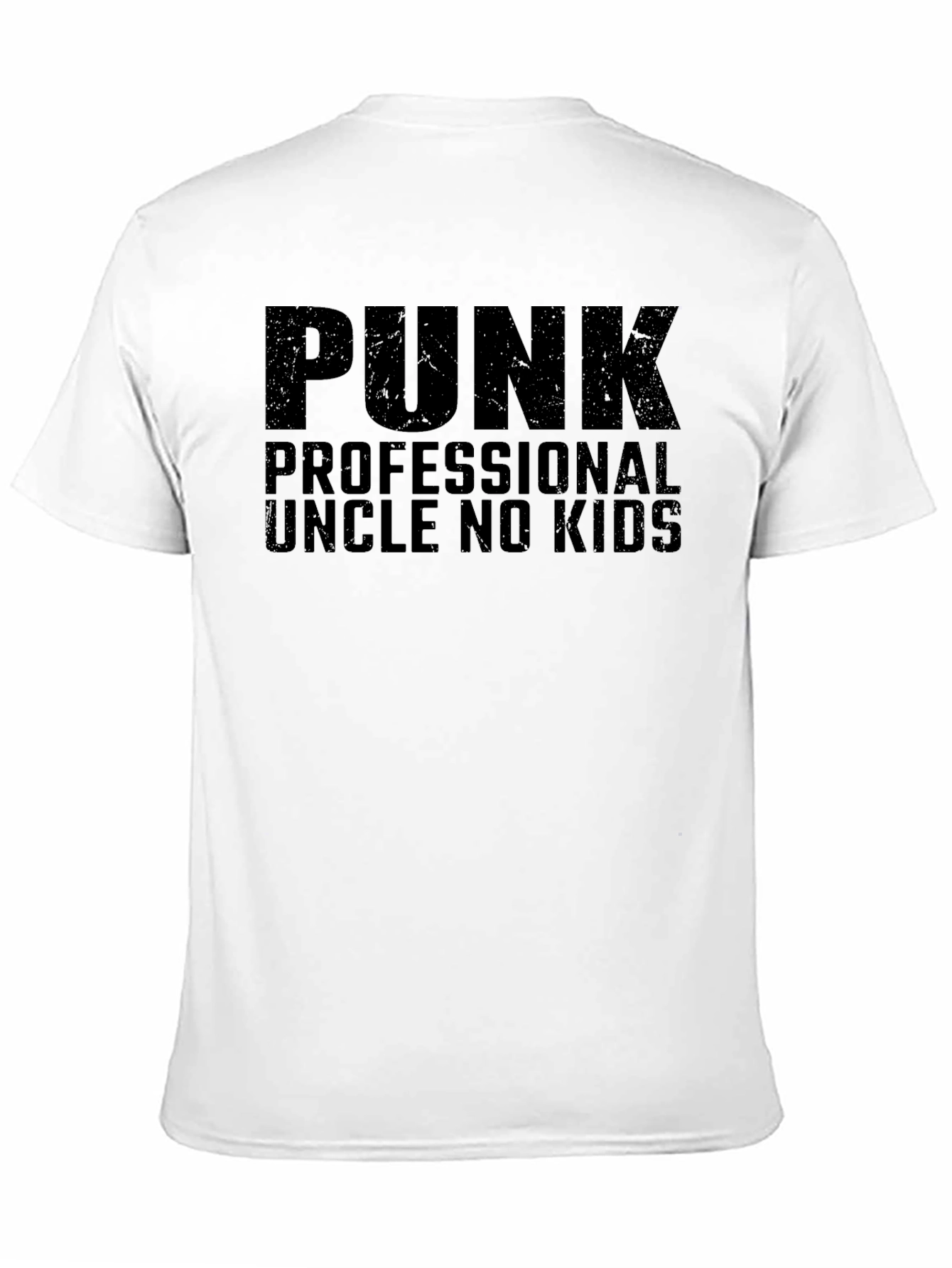 Punk Professional Uncle No Kids T-Shirt