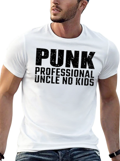 Punk Professional Uncle No Kids T-Shirt