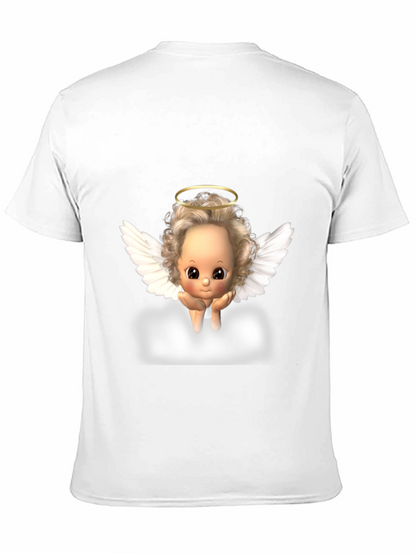 Angel Baby Graphic Tee - Black