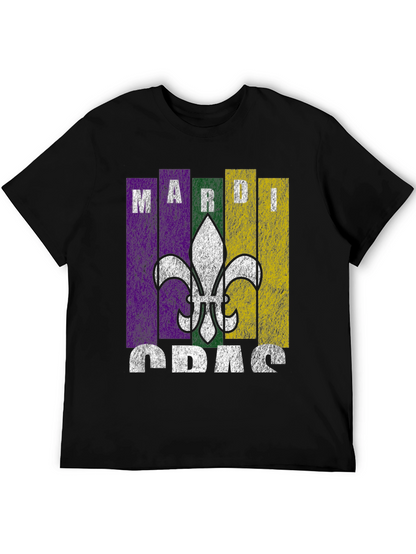 Mardi Gras T-Shirt Fleur De Lis