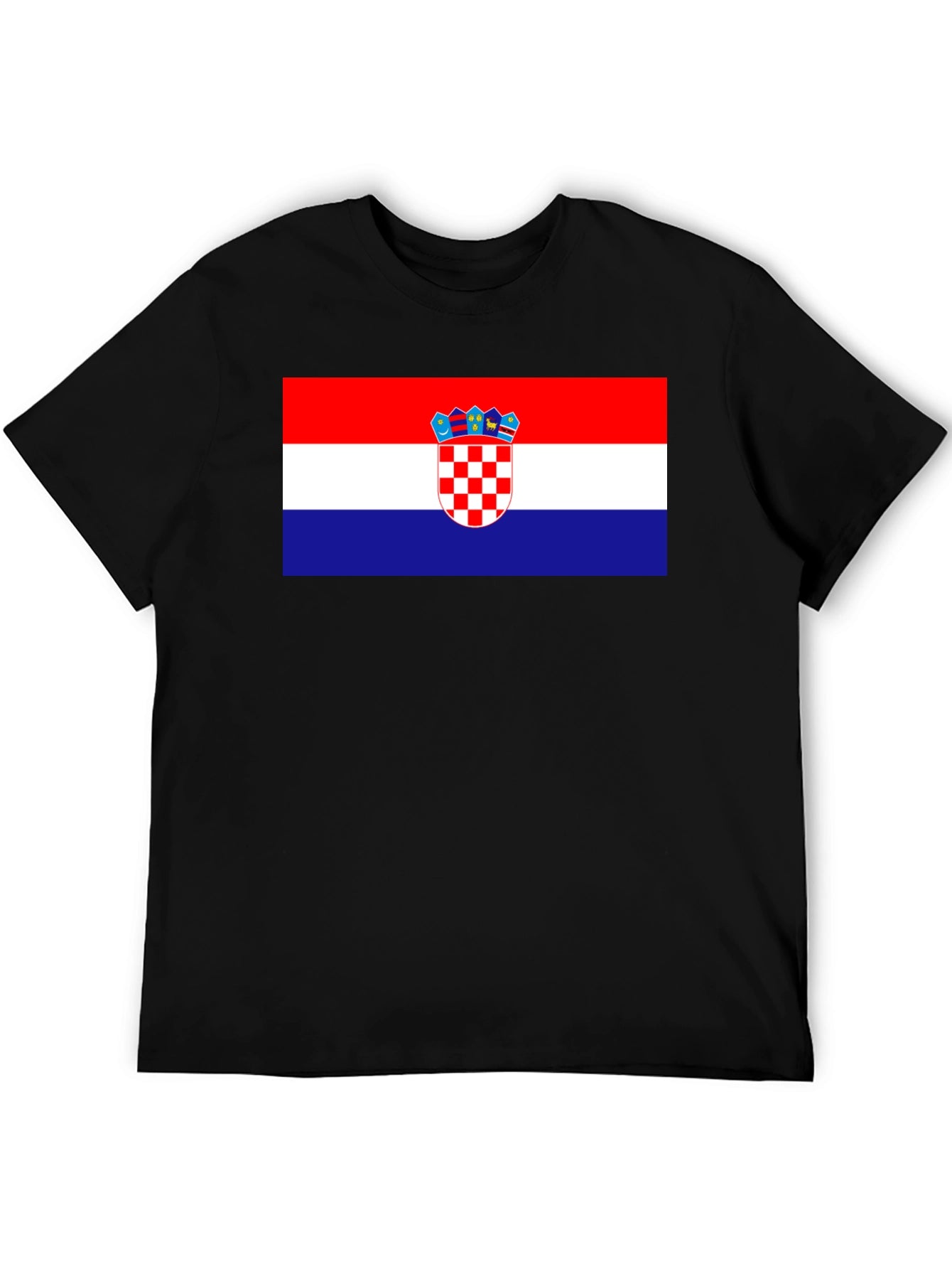 Croatian Flag T-Shirt - Red White Blue