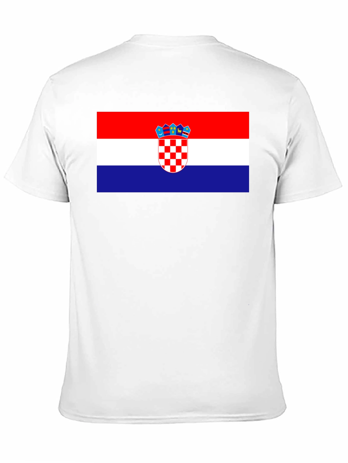 Croatian Flag T-Shirt - Red White Blue