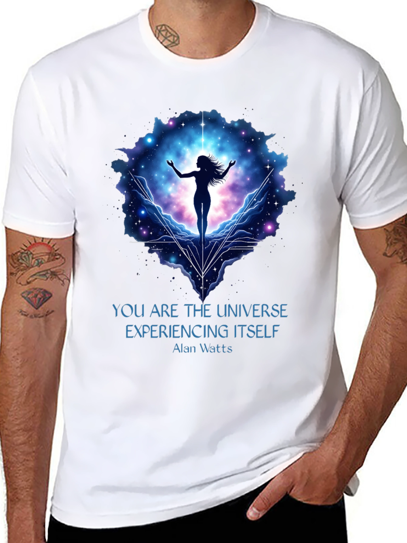 Universe Experience T-Shirt - Alan Watts Quote
