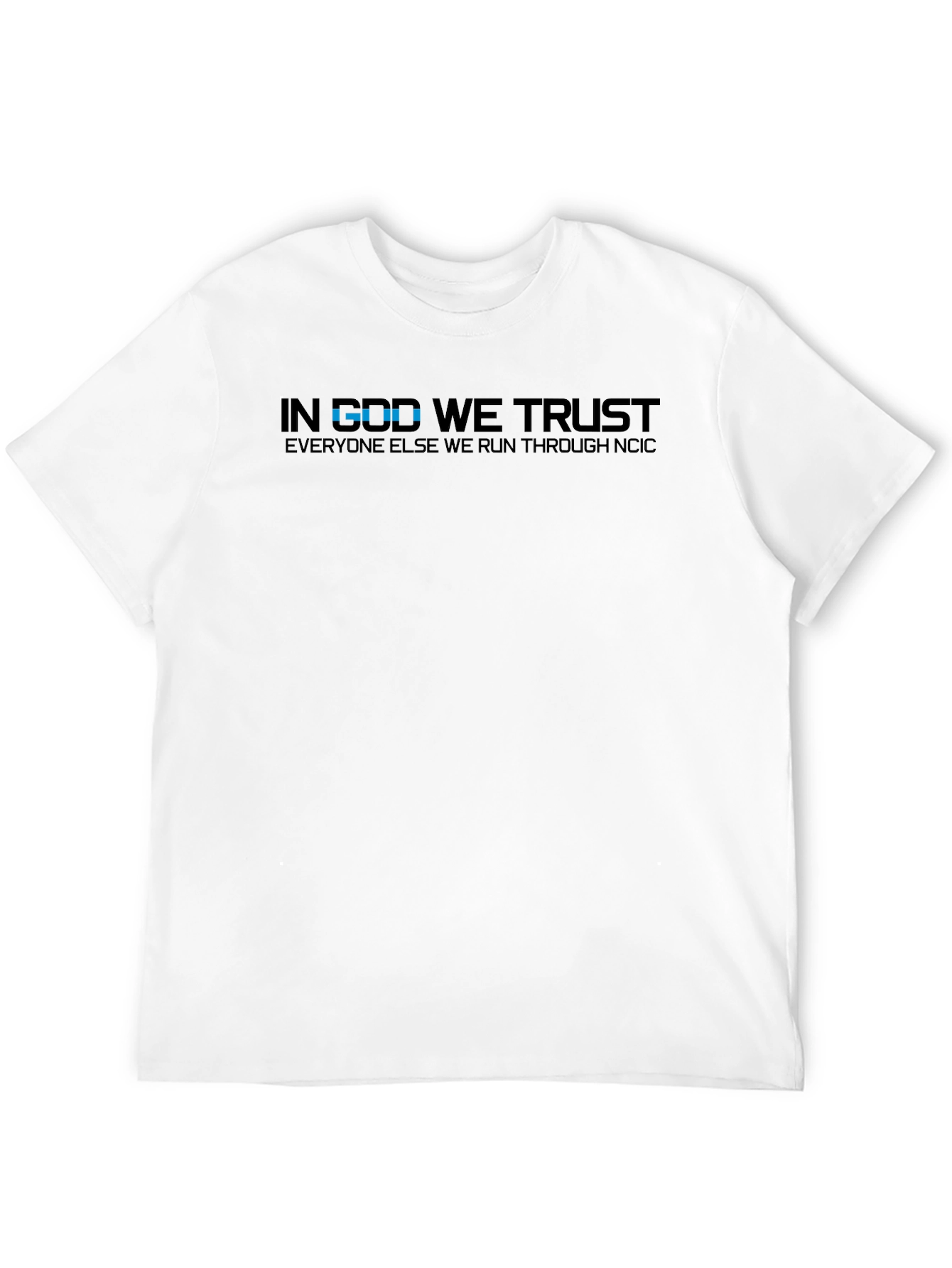 NCIC In God We Trust Graphic T-Shirt