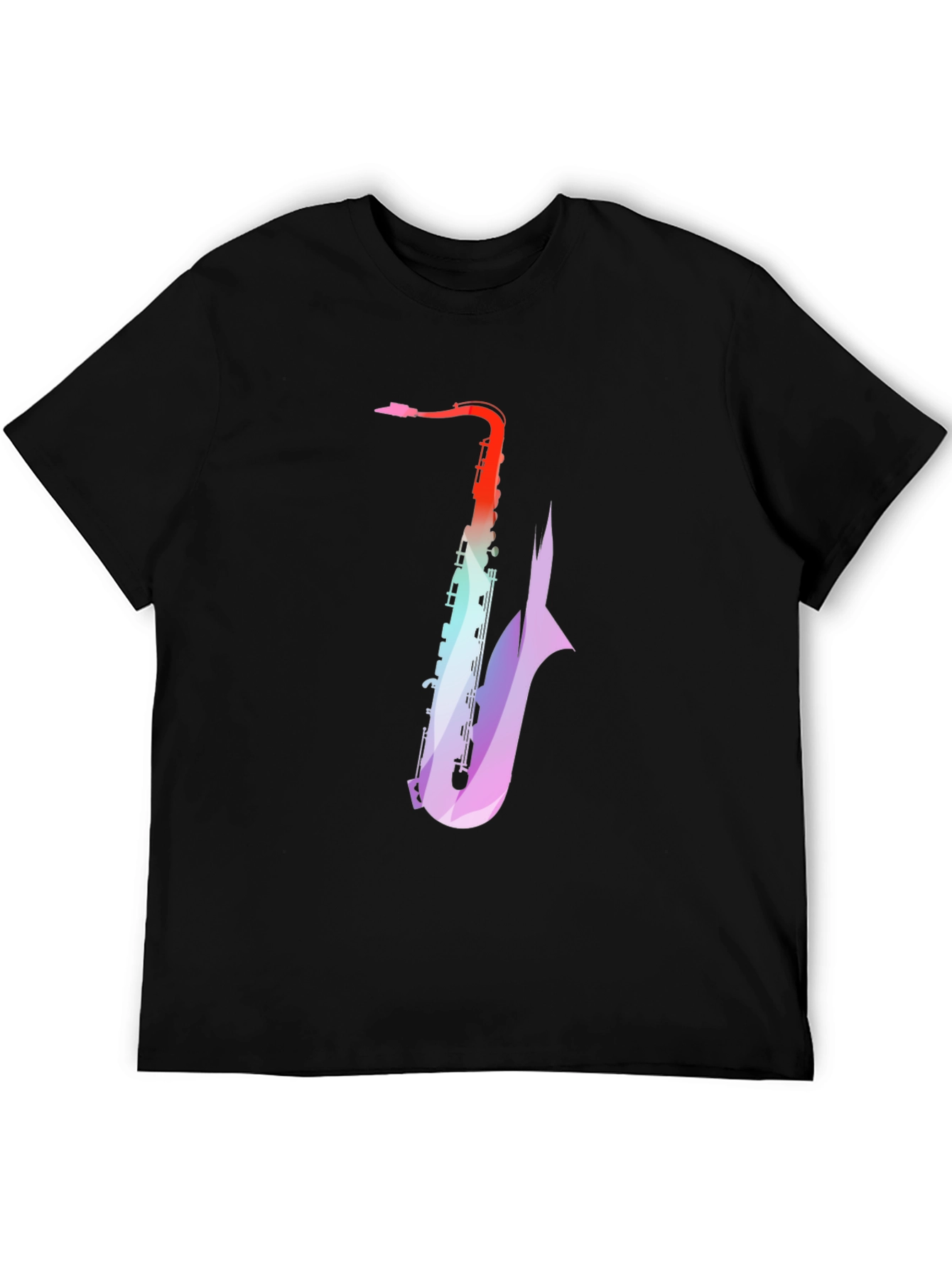 Saxophone Graphic Tee - Stylish Music Lover T-Shirt
