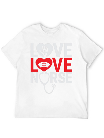 Love Nurse Black T-Shirt