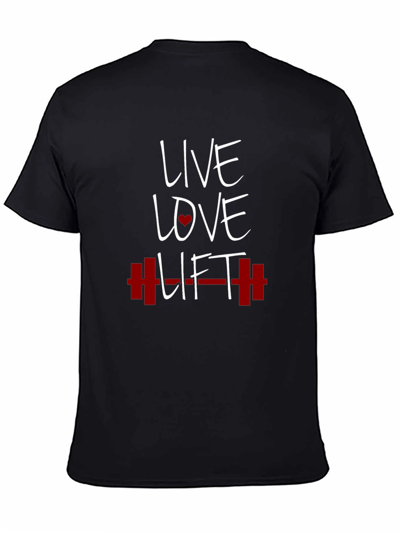 Live Love Lift Graphic Tee - Black Gym T-Shirt