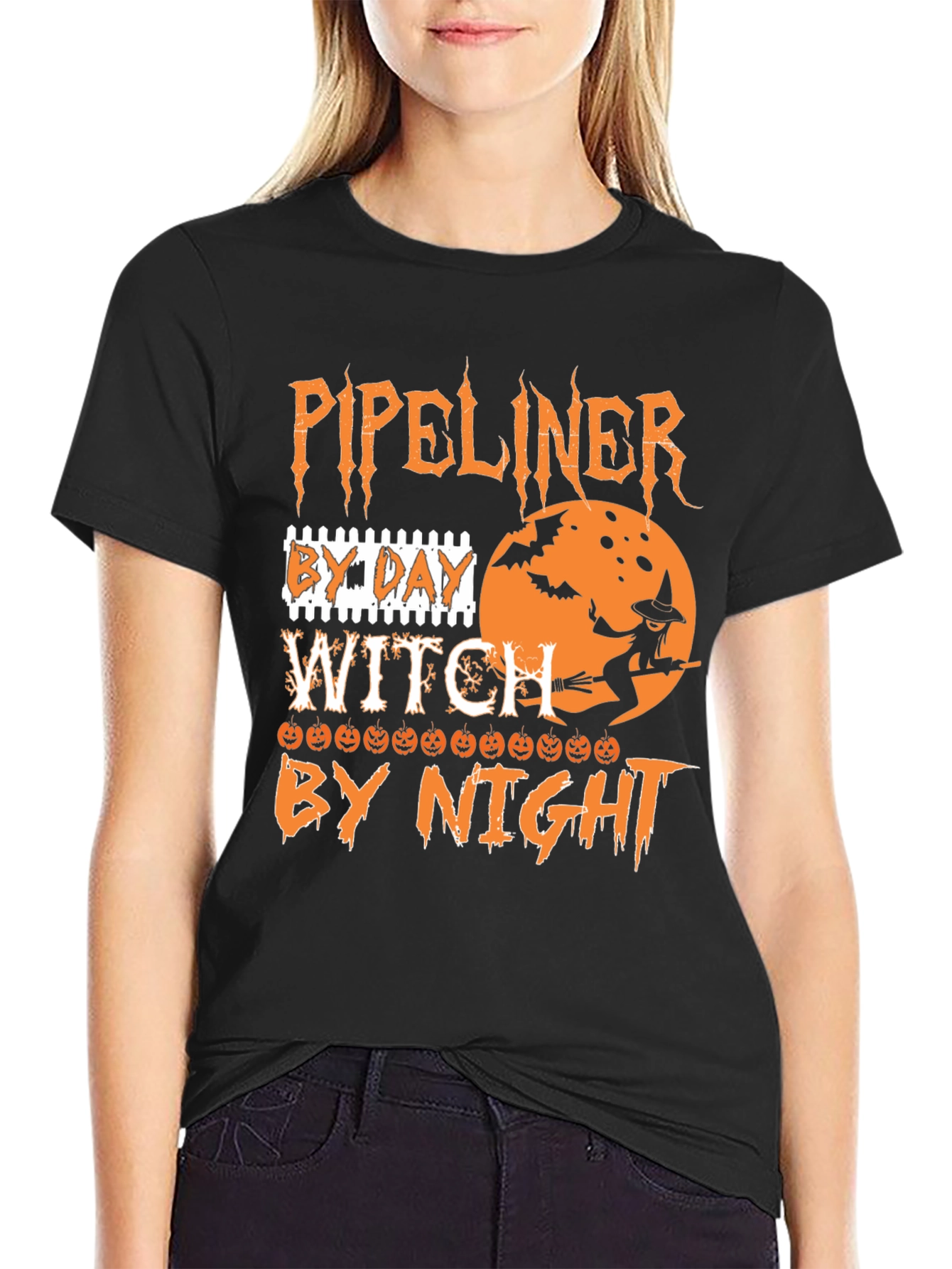 Pipeliner Witch Halloween T-Shirt