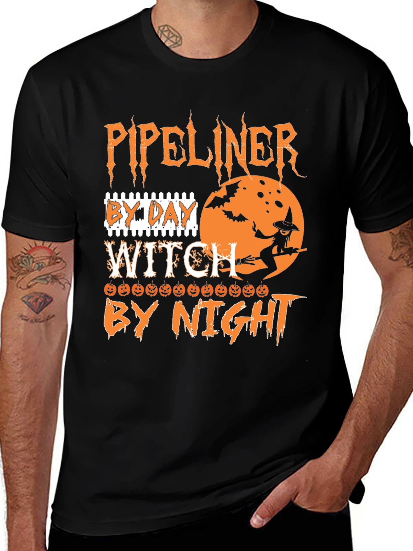 Pipeliner Witch Halloween T-Shirt