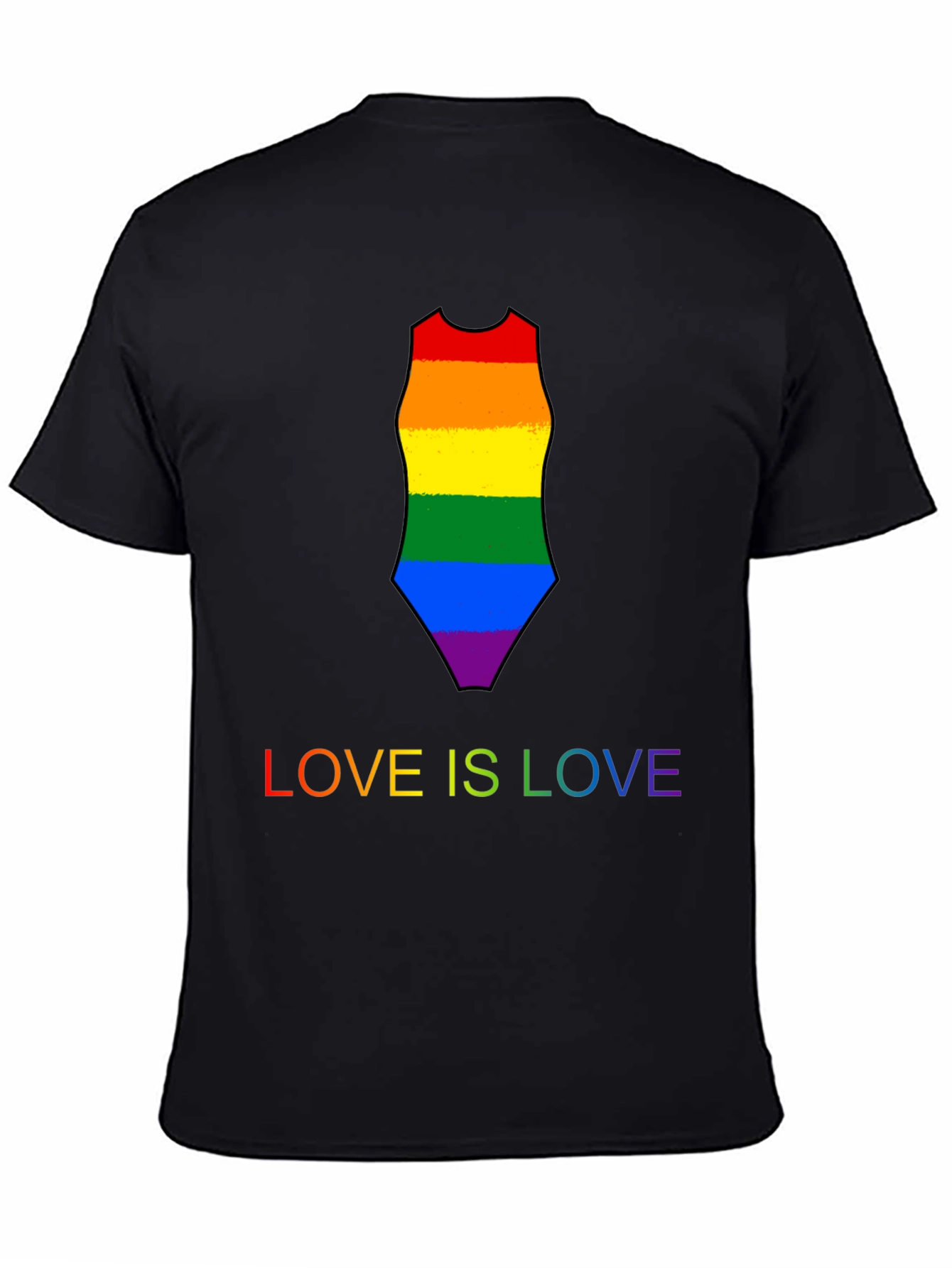 Love is Love Rainbow Swimsuit Tee