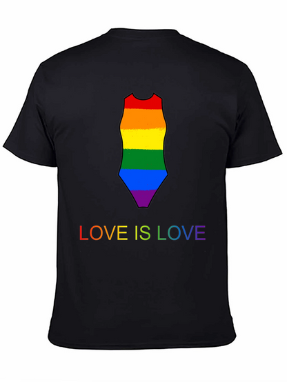 Love is Love Rainbow Swimsuit Tee