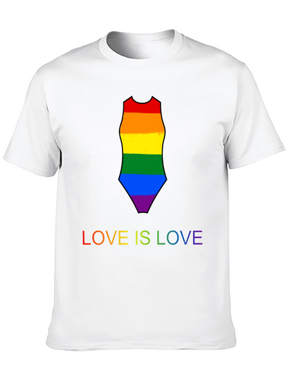 Love is Love Rainbow Swimsuit Tee