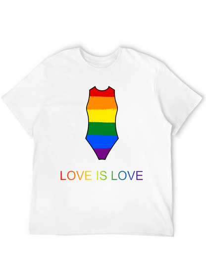 Love is Love Rainbow Swimsuit Tee