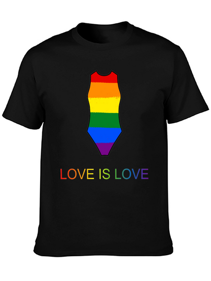 Love is Love Rainbow Swimsuit Tee
