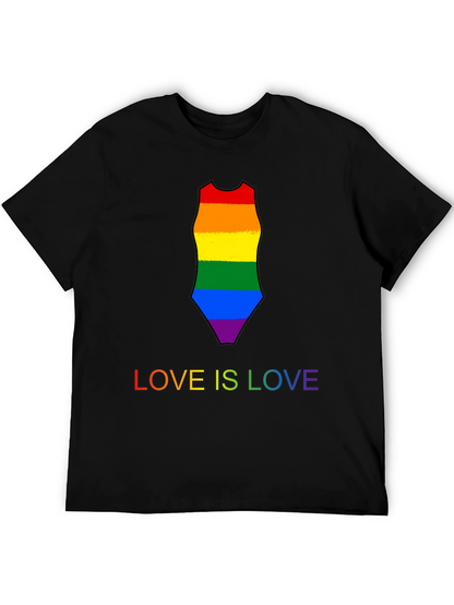 Love is Love Rainbow Swimsuit Tee