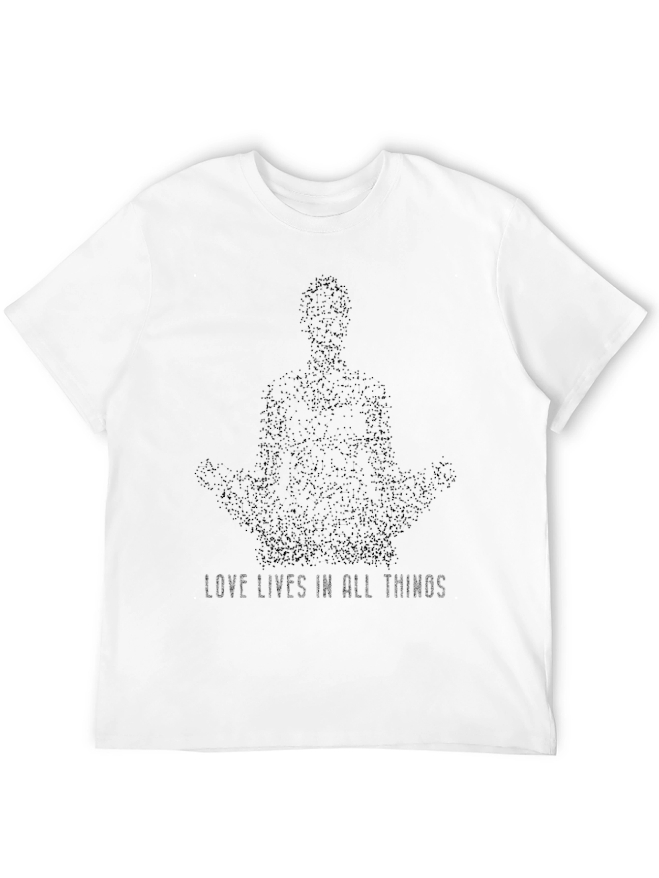 Love Lives Meditation T-Shirt - Black