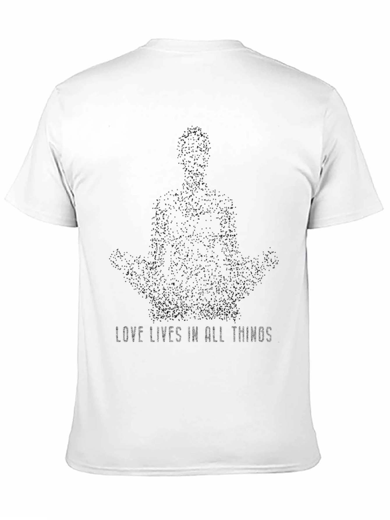 Love Lives Meditation T-Shirt - Black