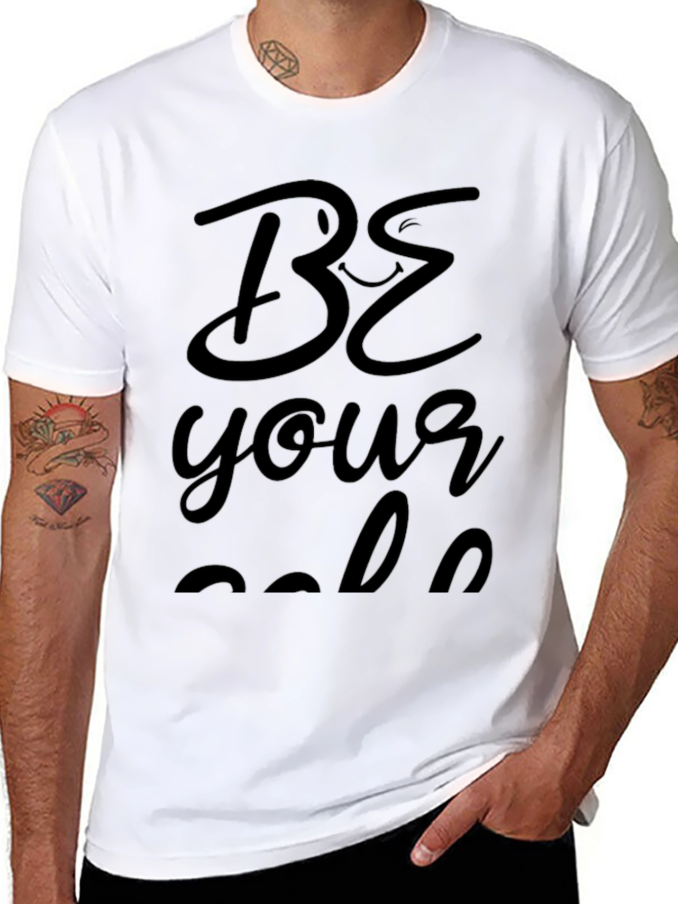 Be Your Goal Black Graphic Tee