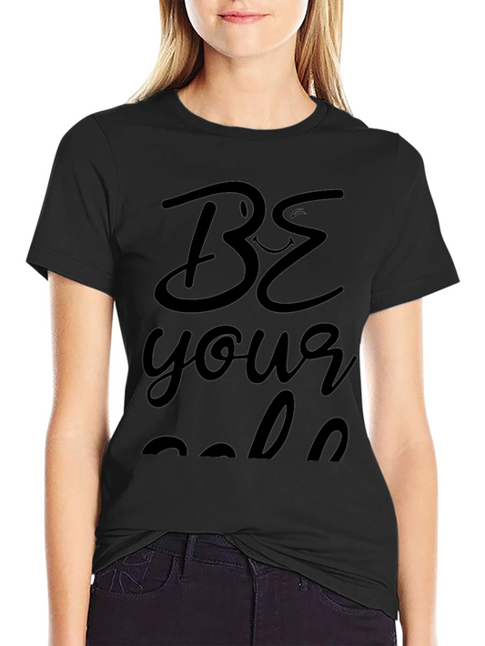 Be Your Goal Black Graphic Tee