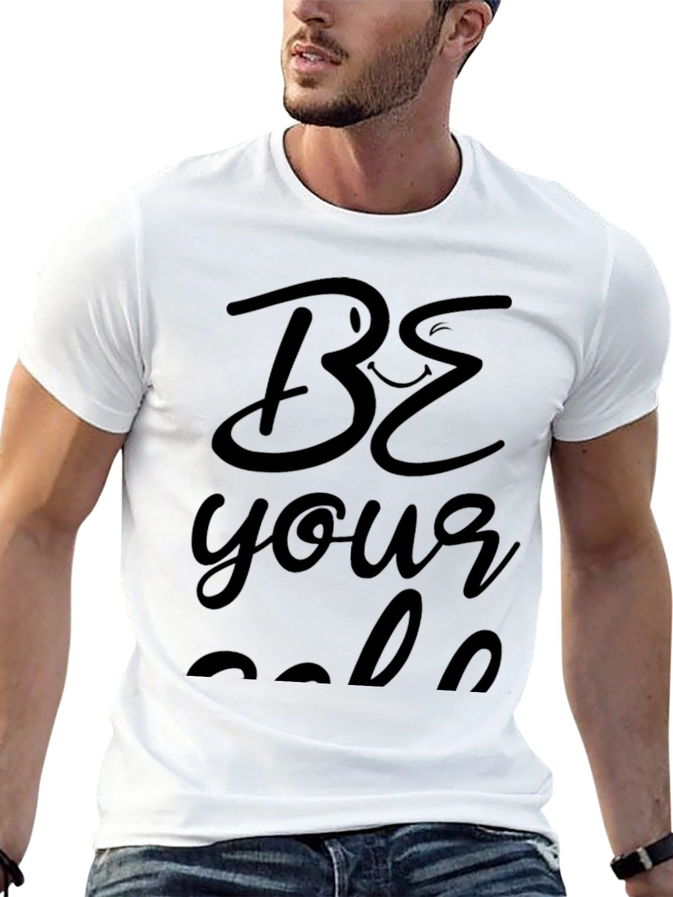 Be Your Goal Black Graphic Tee