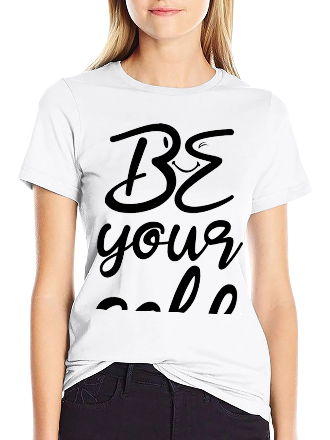 Be Your Goal Black Graphic Tee