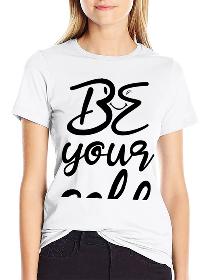 Be Your Goal Black Graphic Tee