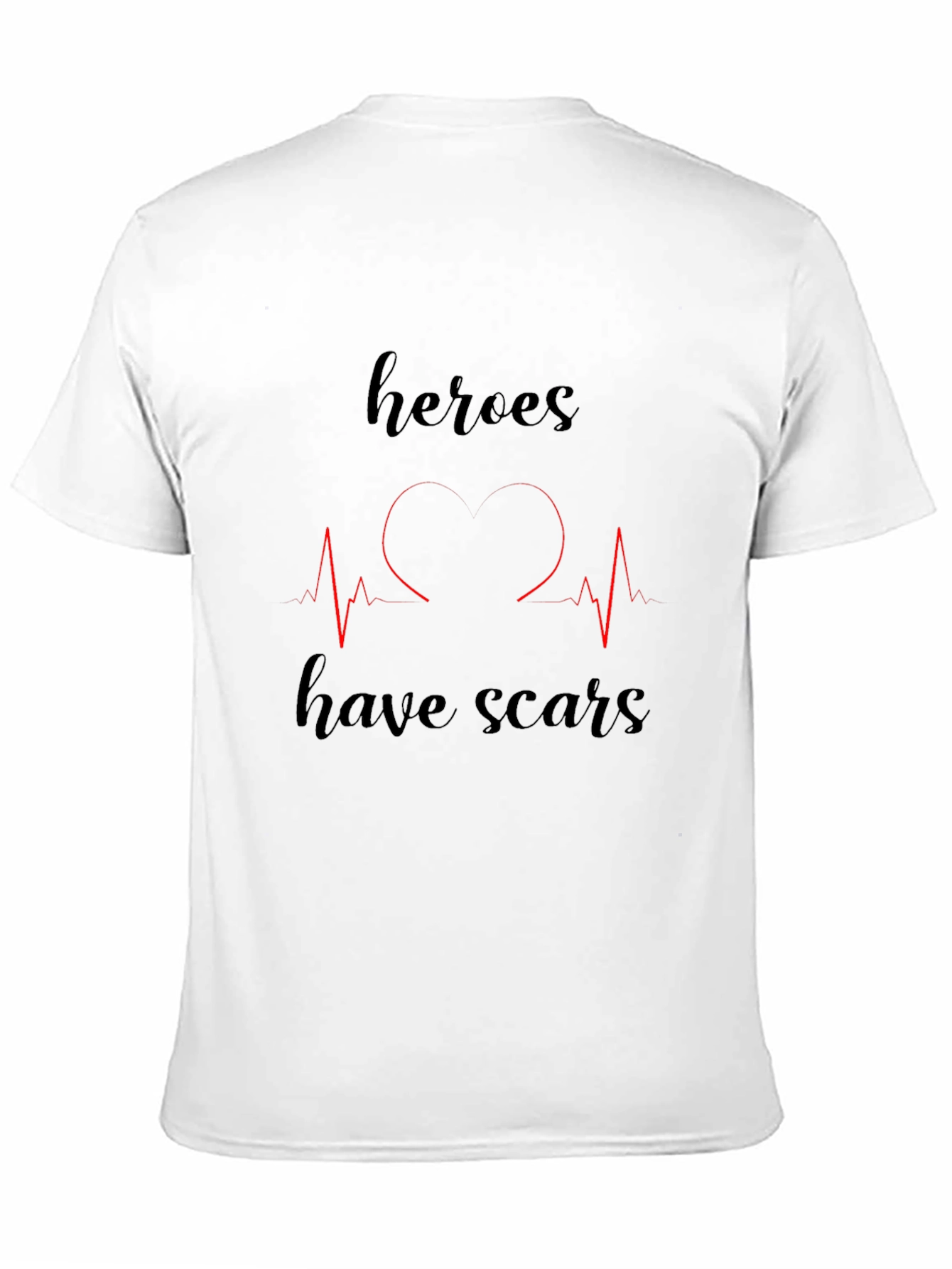 Heroes Have Scars Graphic T-Shirt