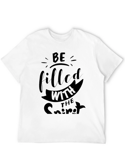 Be Filled With The Spirit Black T-Shirt