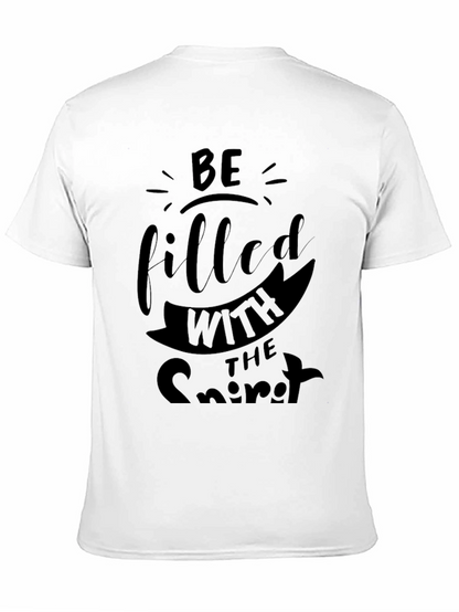 Be Filled With The Spirit Black T-Shirt