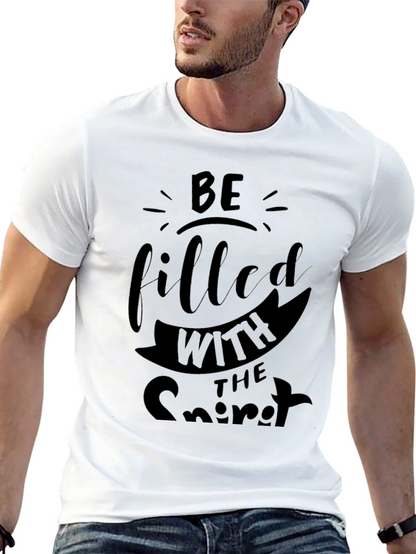 Be Filled With The Spirit Black T-Shirt