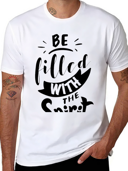 Be Filled With The Spirit Black T-Shirt