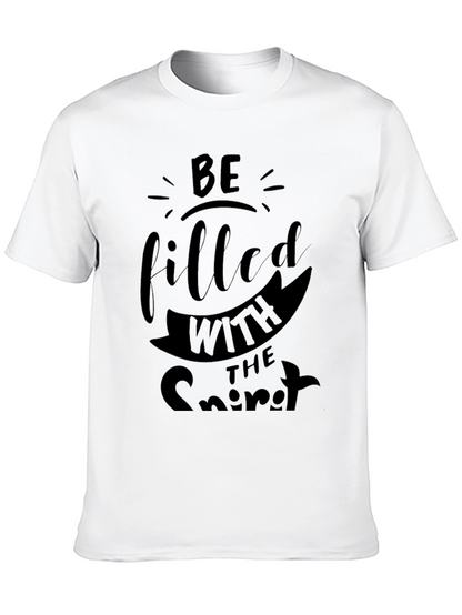Be Filled With The Spirit Black T-Shirt