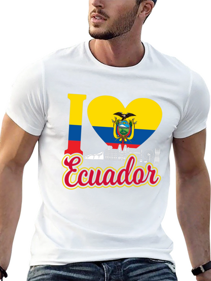 I Love Ecuador T-Shirt - Country Pride Tee