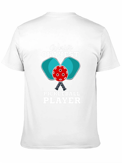 Worlds Okayest Pickleball Player T-Shirt