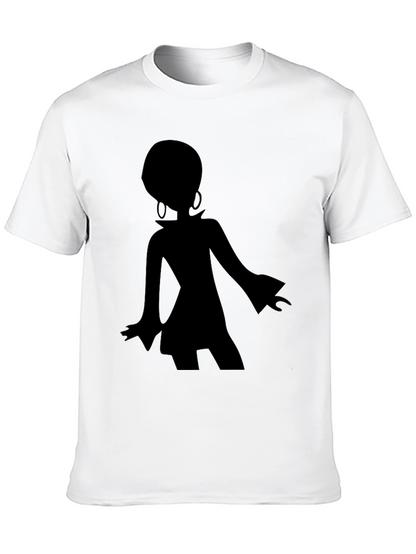 Retro Disco Dancer Silhouette Graphic Tee