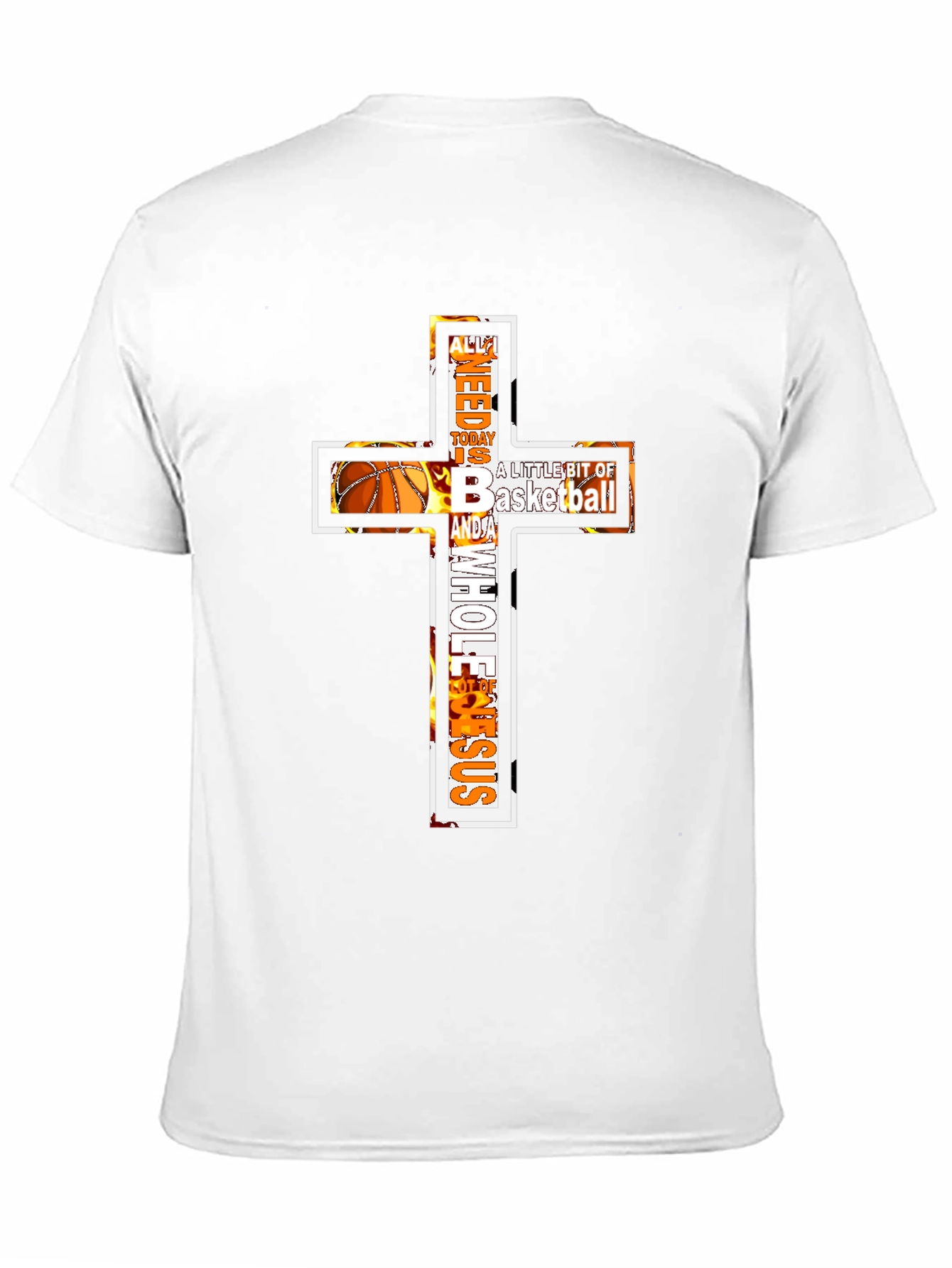 Basketball & Jesus Graphic Tee