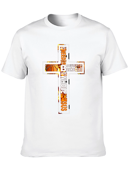 Basketball & Jesus Graphic Tee